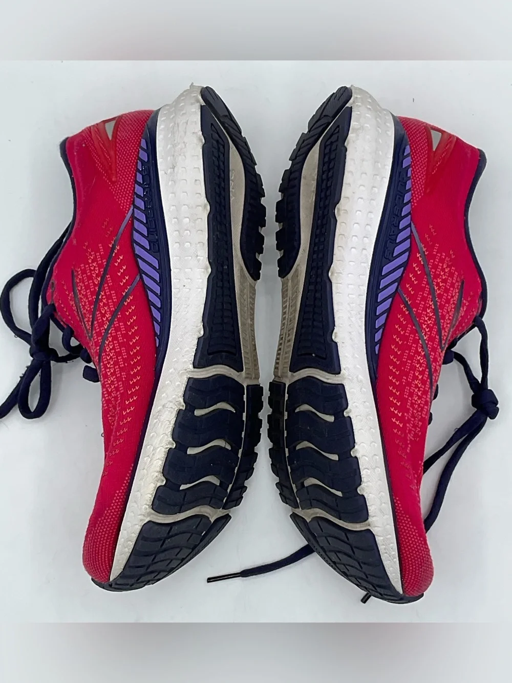 Brooks Glycerin GTS 20 Women’s Size 9 B Running Shoes Pink Navy Support